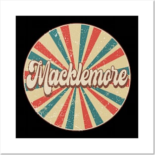 Circle Design Macklemore Proud Name Birthday 70s 80s 90s Posters and Art